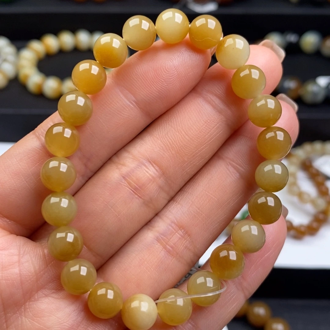 和田玉未镶嵌手串