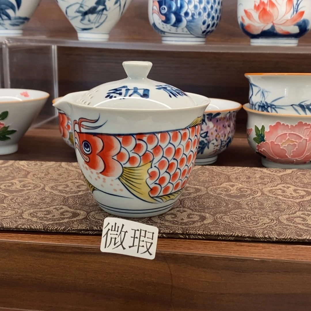 釉下彩手工绘制手工绘制