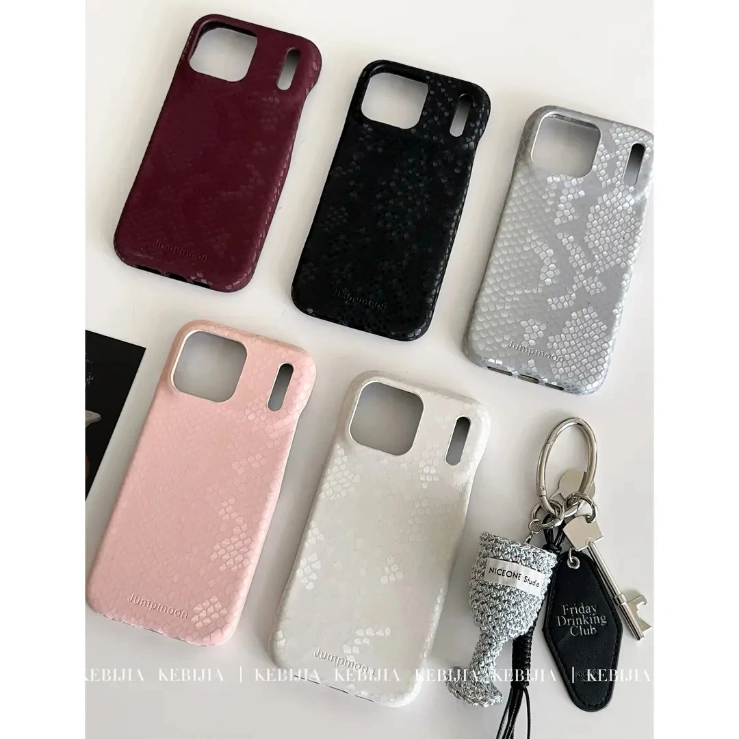 ins高级感贵气皮质半包防摔适用于苹果17promax15/16手机壳