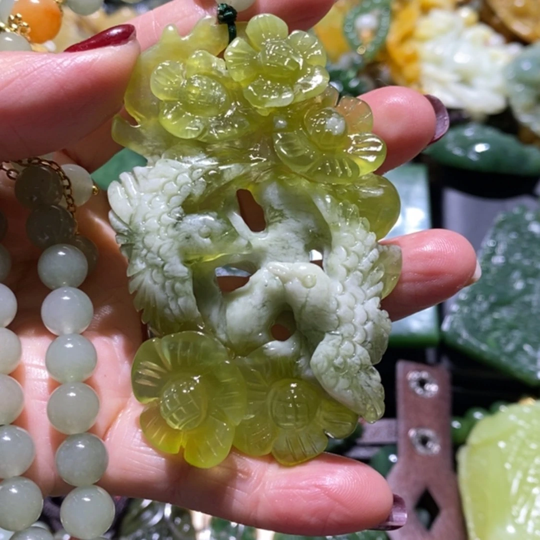 【闪购商品】岫玉毛衣链未镶嵌
