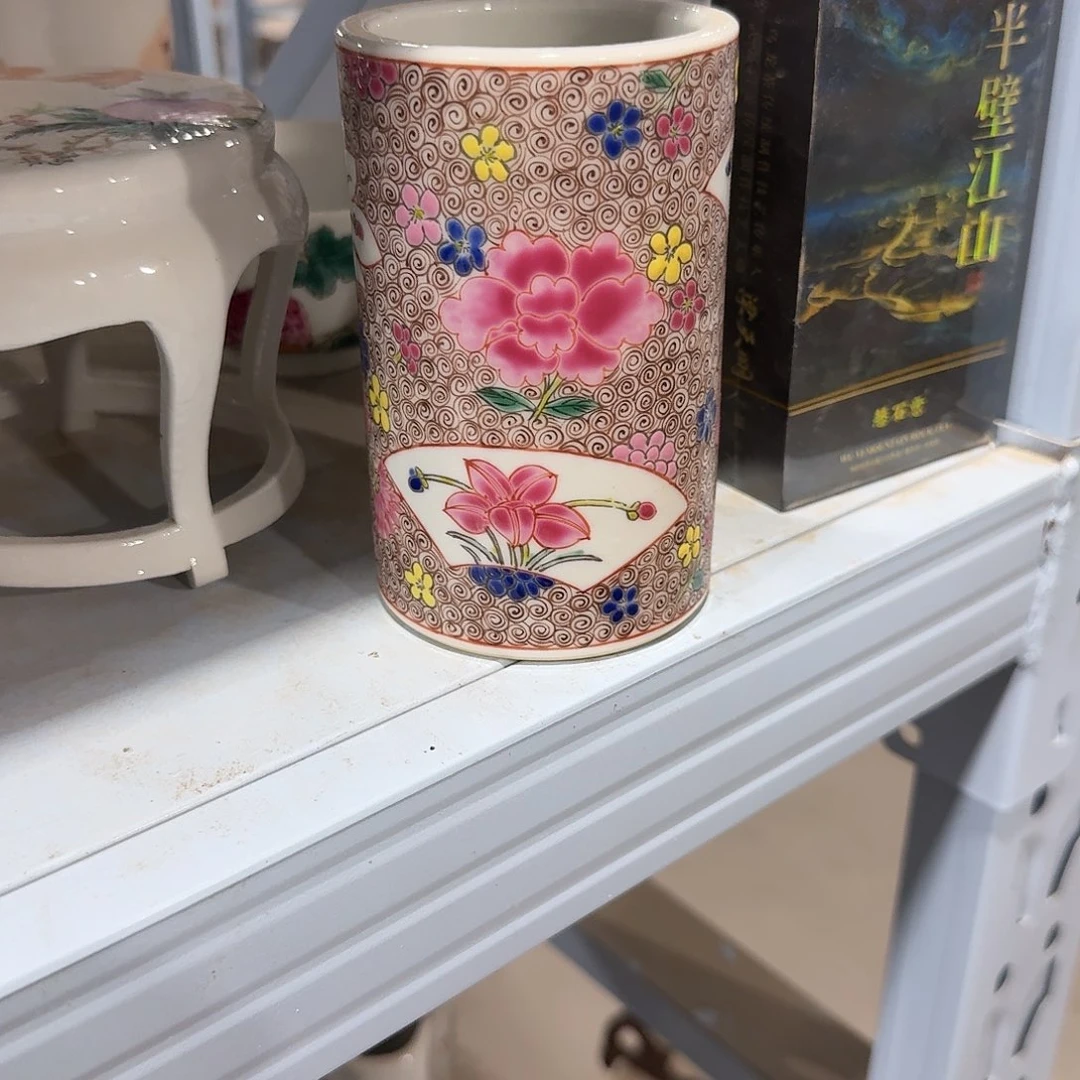 瓷片摆件手绘瓷器全部处理
