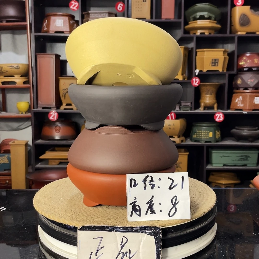 D-盆尚好紫砂花盆