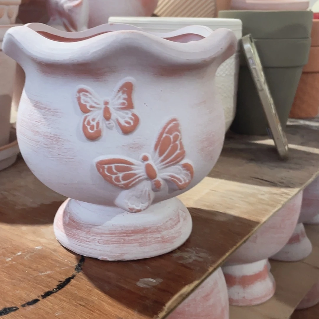 【闪购商品】红陶复古双蝶15-15