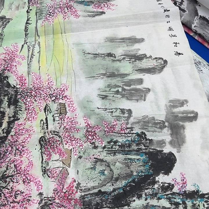 国画纯手绘作品欣赏图