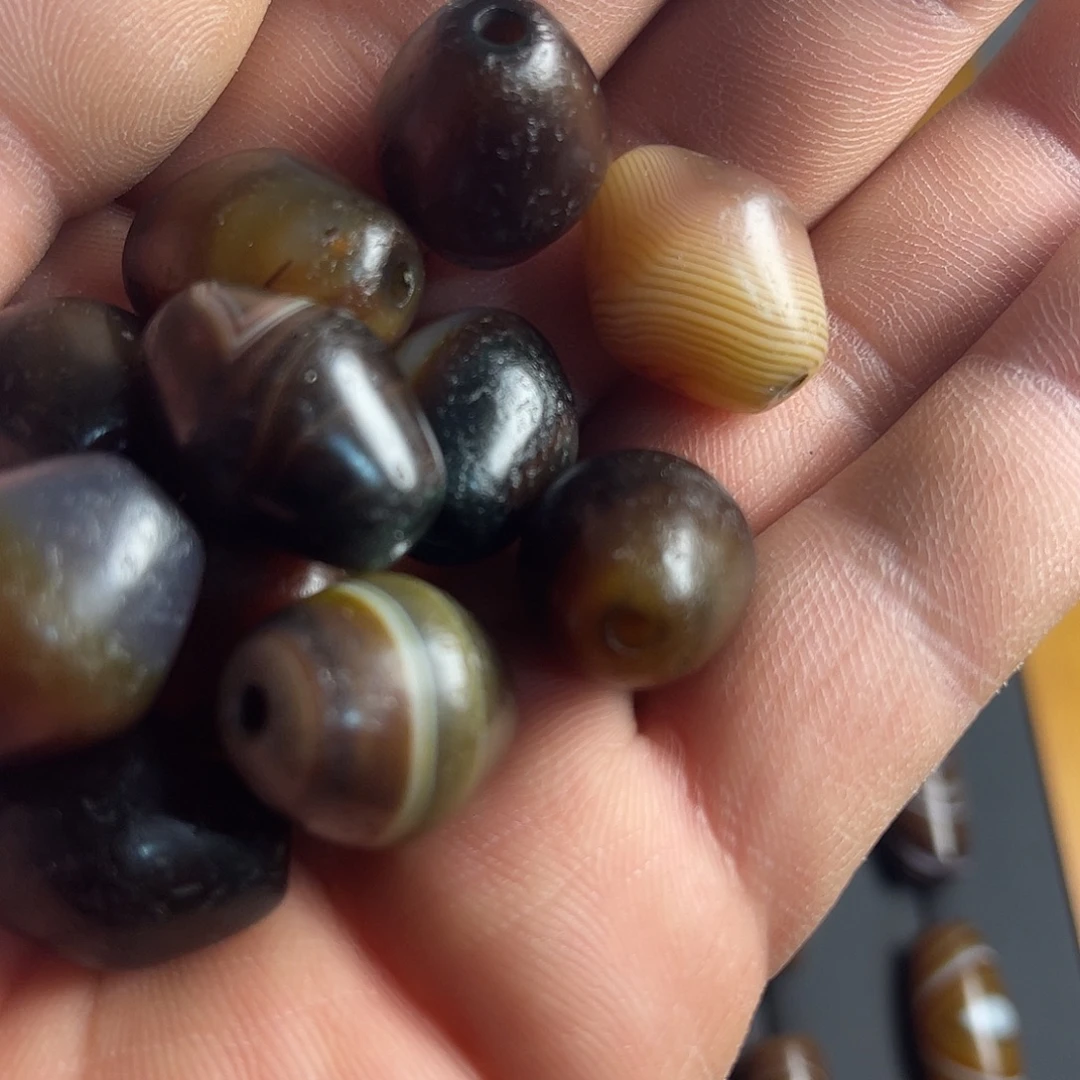 玛瑙/玉髓合金颈饰