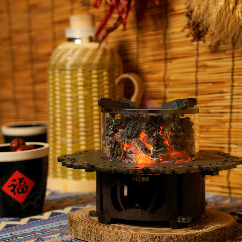 户外室内两用观火炉煮茶炉