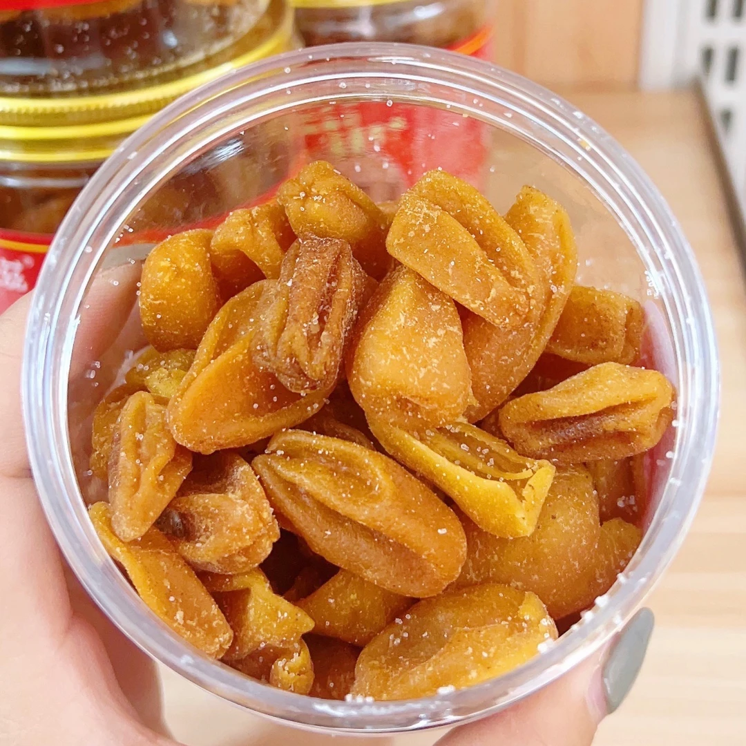 竹盐黄皮广东潮汕特产竹蜂盐黄皮干无核咸甘黄皮休闲网红零食小吃