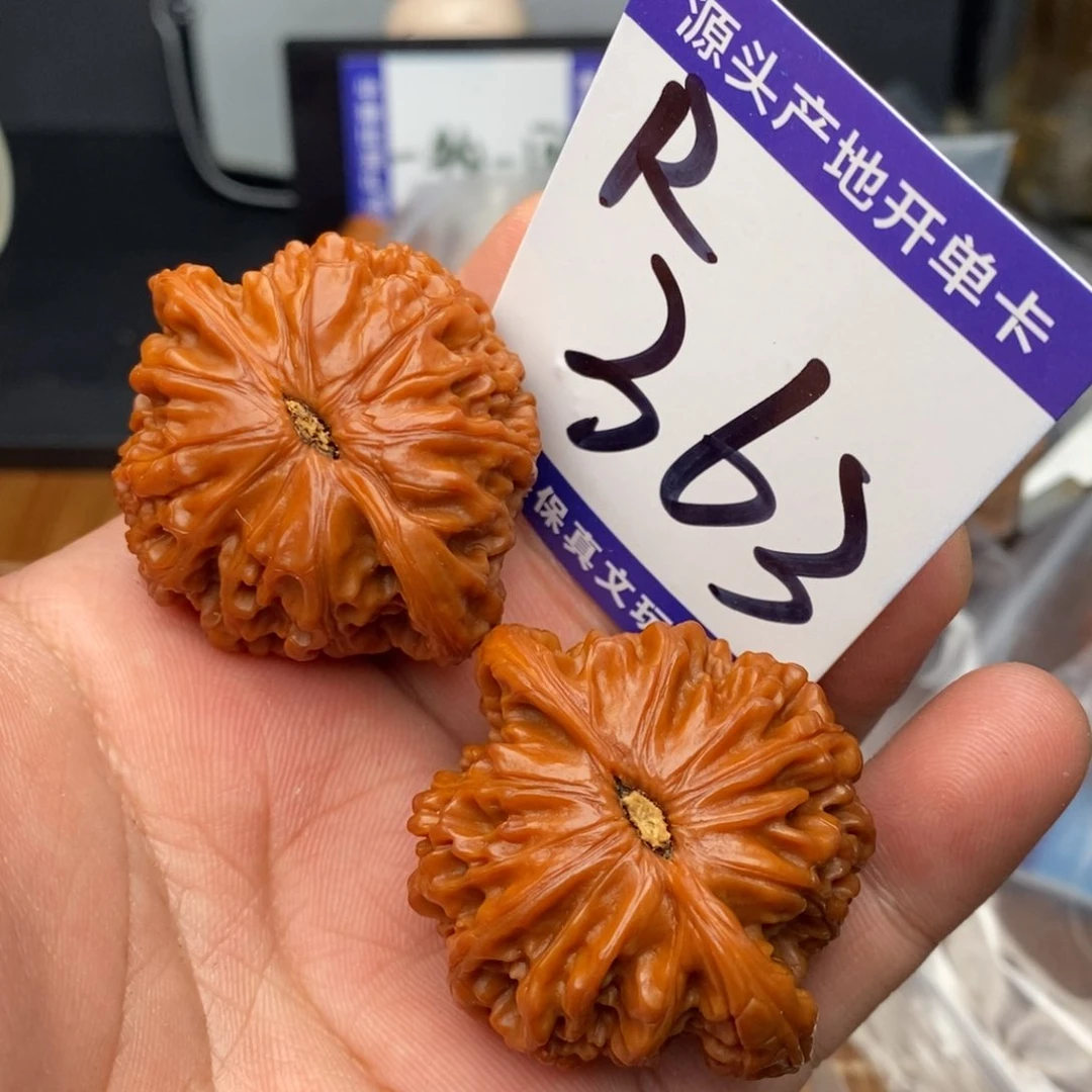 把件文玩核桃磨盘狮子头43尺
