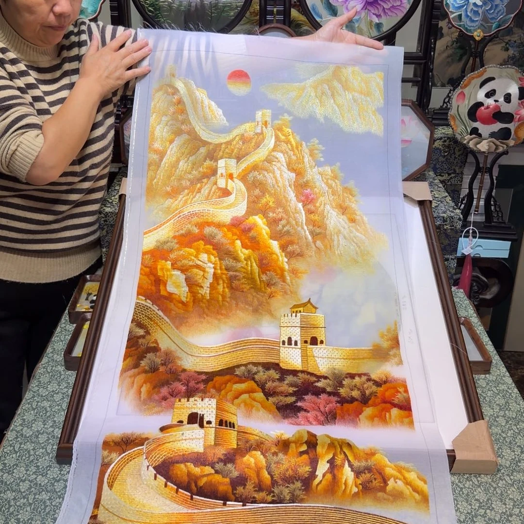 刺绣手工苏绣工艺制作技艺精湛