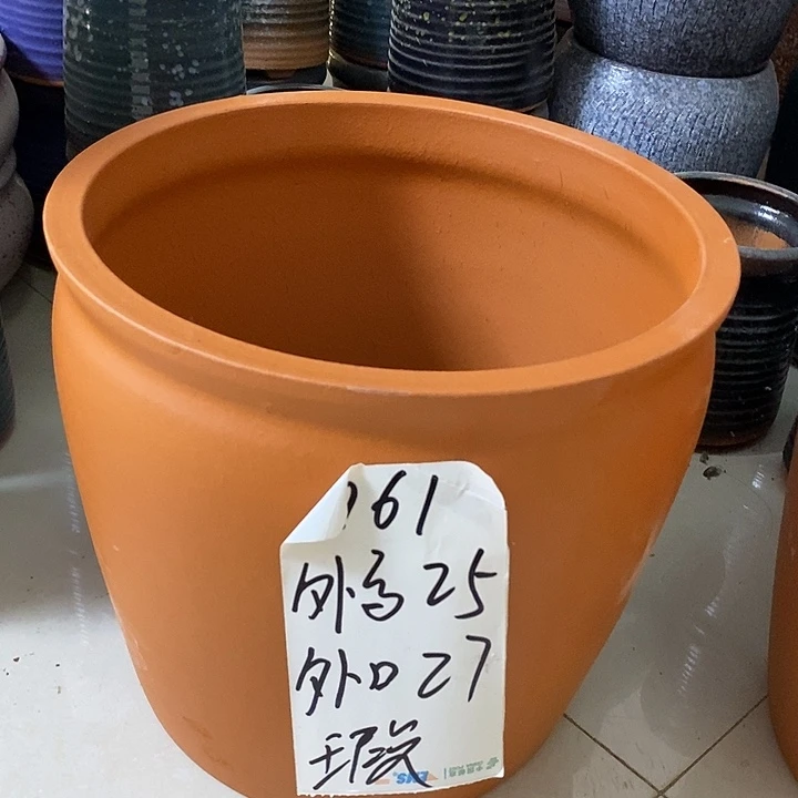 粗陶红陶绿植花盆761
