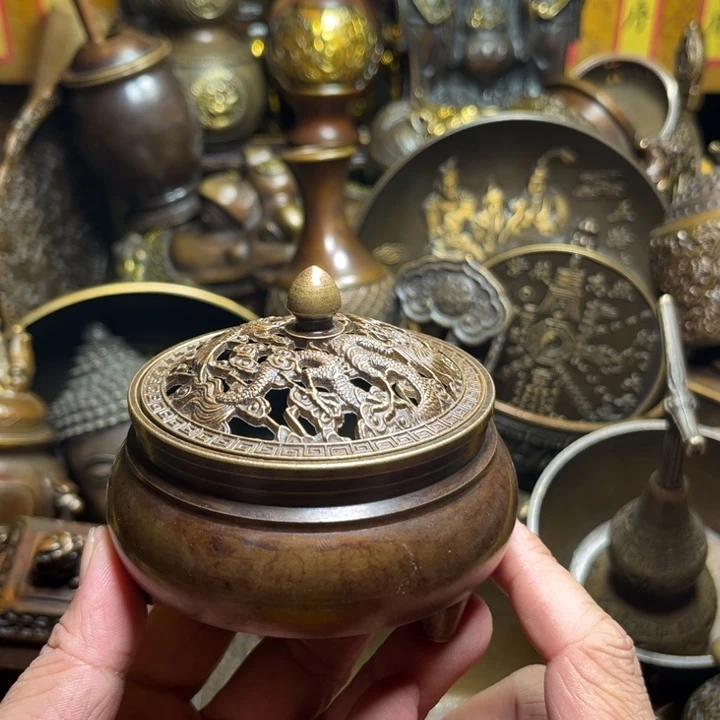 铜器摆件收收藏藏