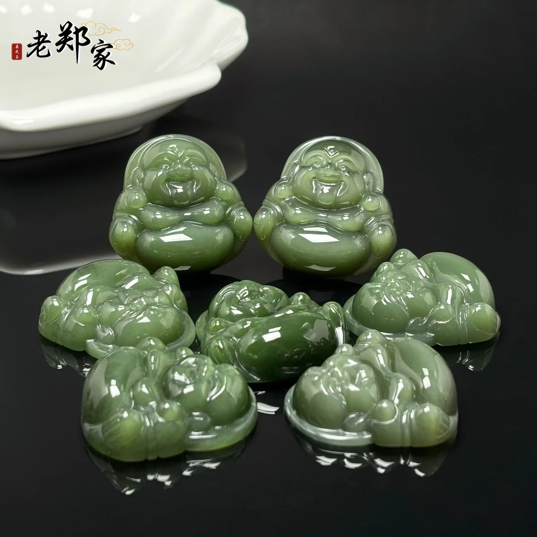 【老郑家】和田玉佛公挂件 488 多样性发一件约35*35*11mm