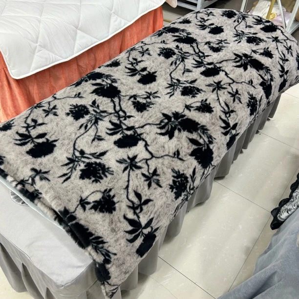 长毛绒别套美容院加厚牛奶绒被套毛绒被子加厚保暖美容院按摩