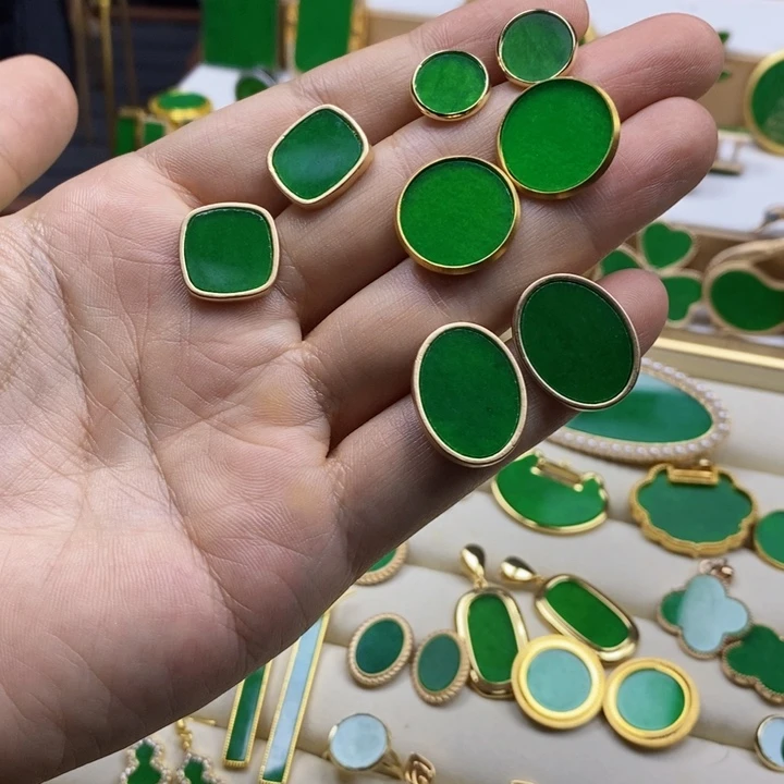 本***凡钛钢钛钢时尚圆牌耳钉