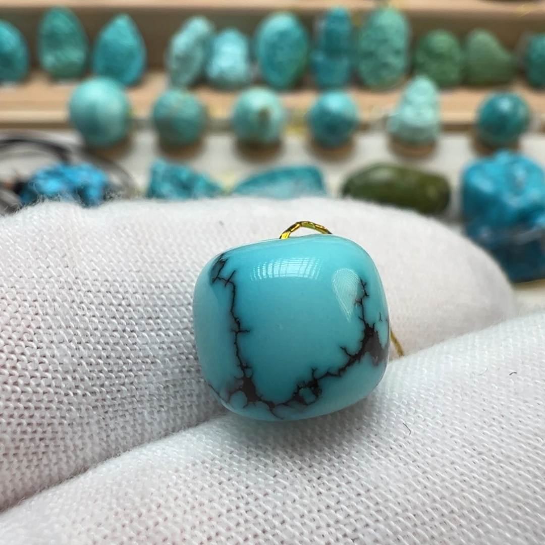 绿松石未镶嵌配饰11*9.9