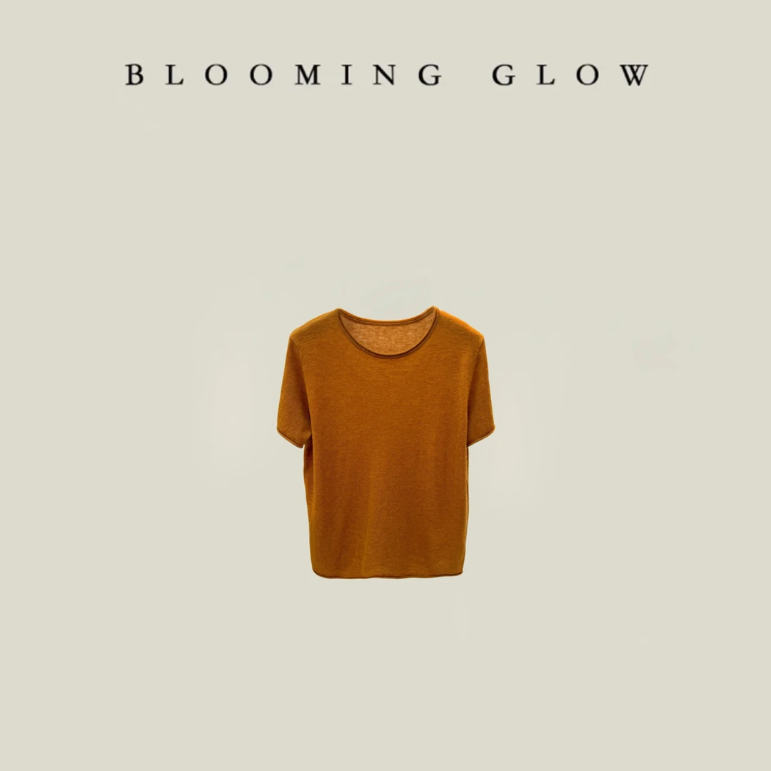 BLOOMING GLOW 卡布里套装 短袖 半裙 套裙 全毛