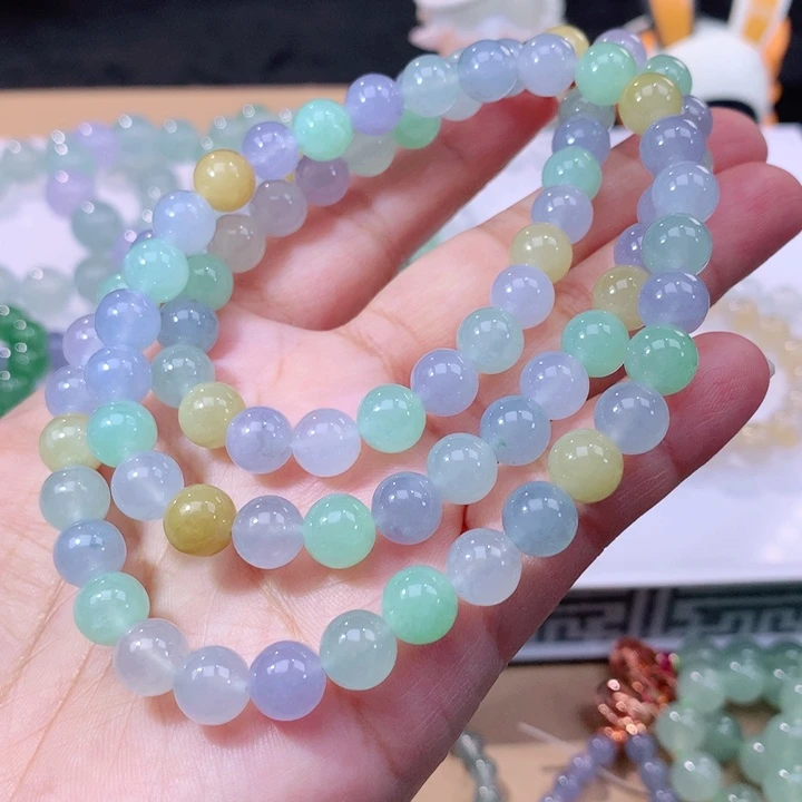 翡翠手链未镶嵌翡翠卡8