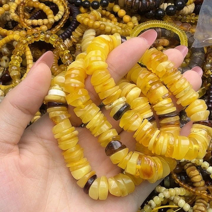 琥珀未镶嵌珠宝奇石