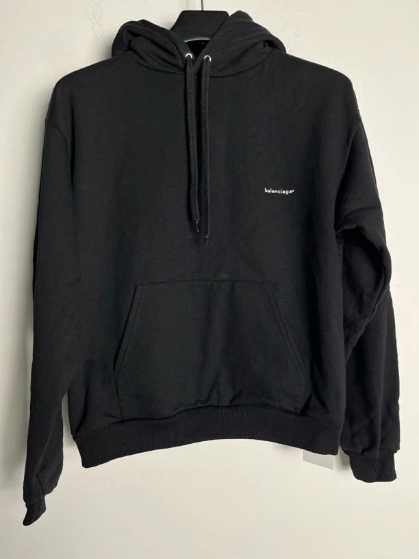 未使用 Balenciaga/巴黎世家 S*1/巴黎世家黑色连帽卫衣/06328