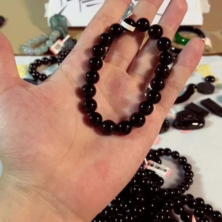 翡翠未镶嵌颈饰手串