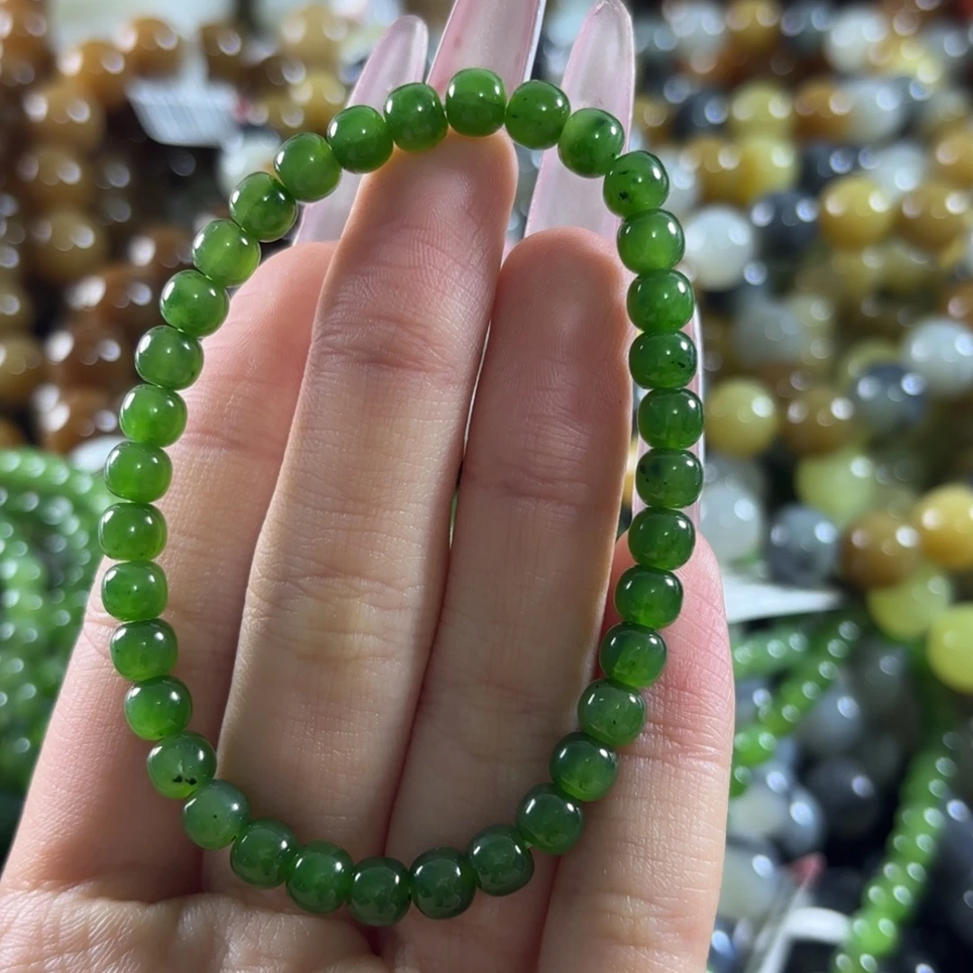 和田玉未镶嵌手链236