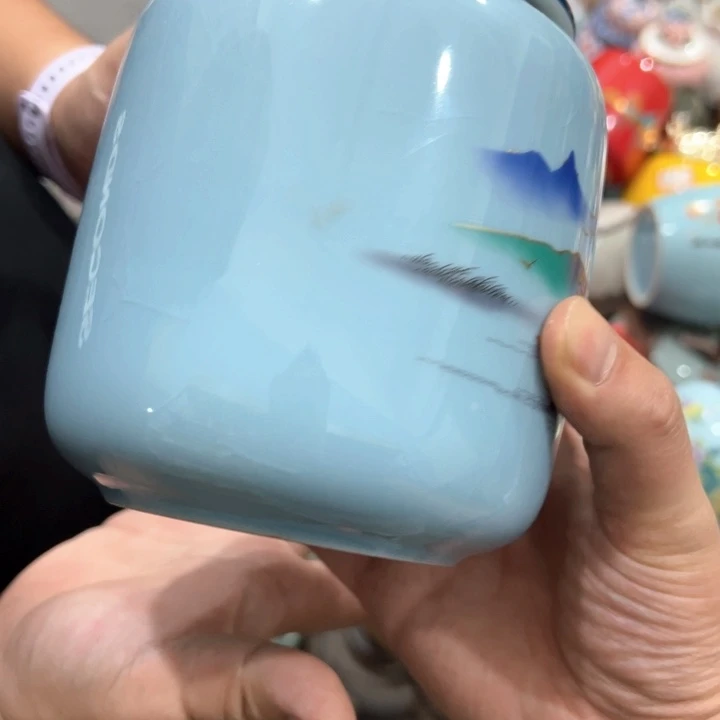 瑕疵福利品陶瓷茶叶罐介意勿拍