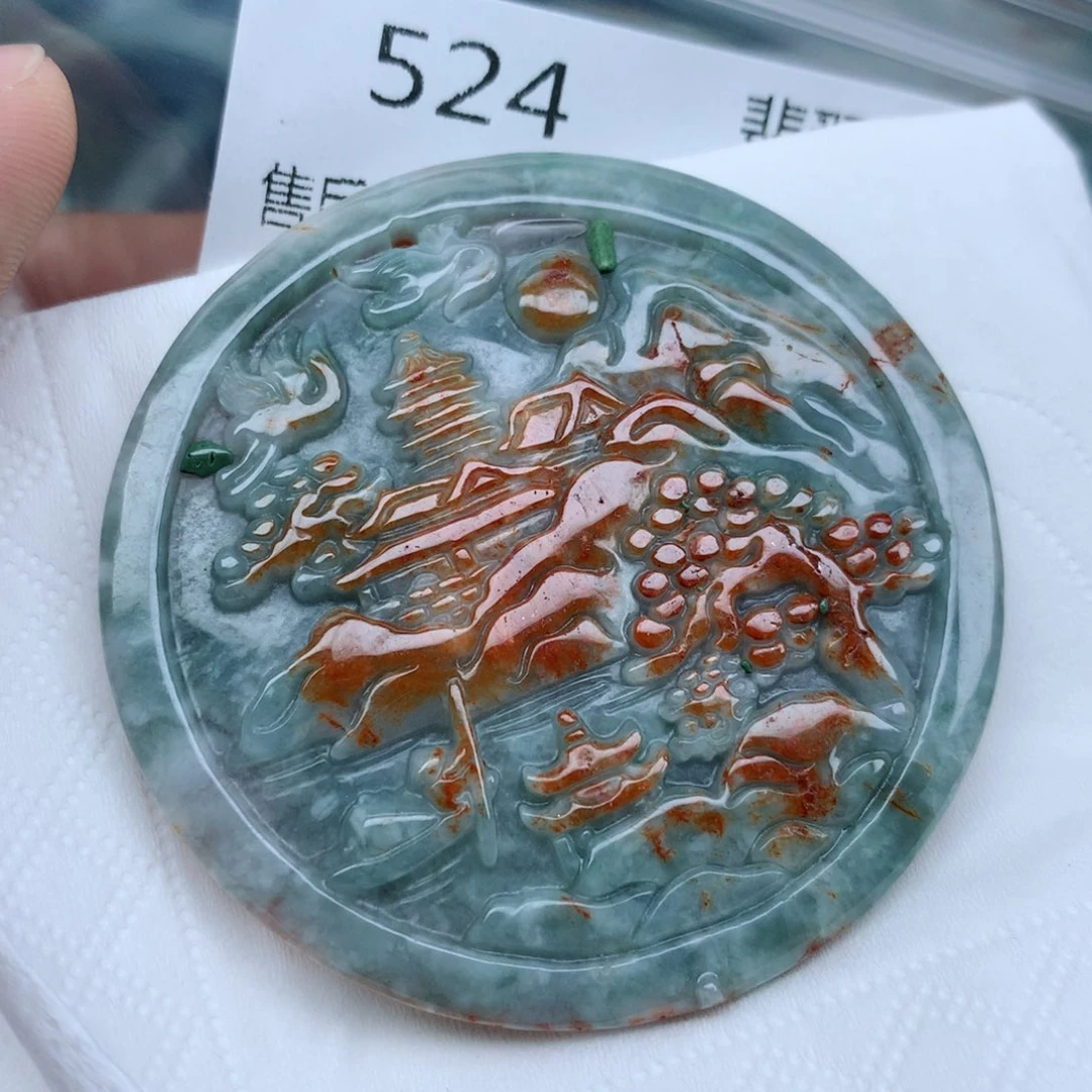 翡翠未镶嵌颈饰翡翠