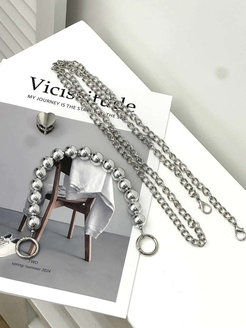 小香风定制配件包链手提珠链斜挎肩带挂钩优质不掉色