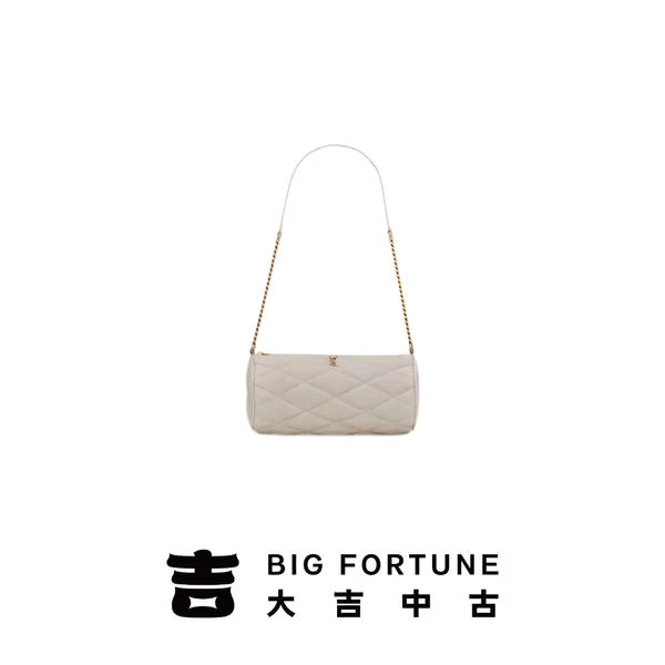 95新 YSL/圣罗兰 大吉中古/Ysl白金mini圆筒单肩包