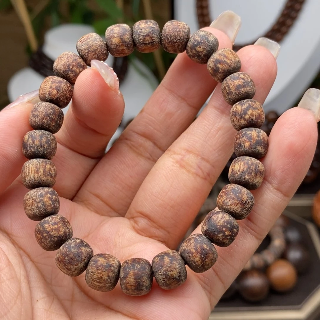 贡木手串/手链贡木8×9黑龙火焰爆龙粗抛