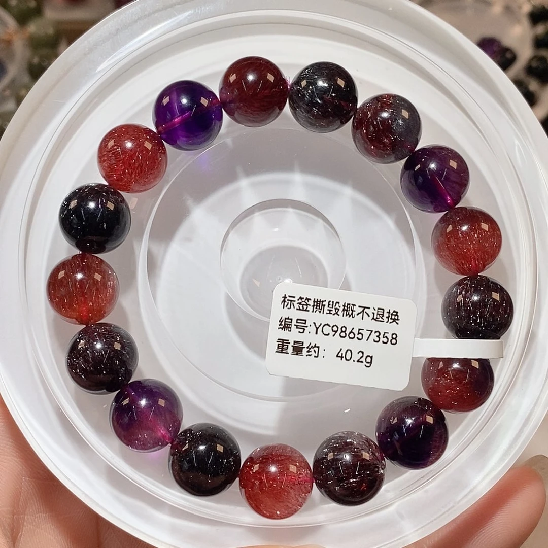 水晶手链未镶嵌J超七手链
