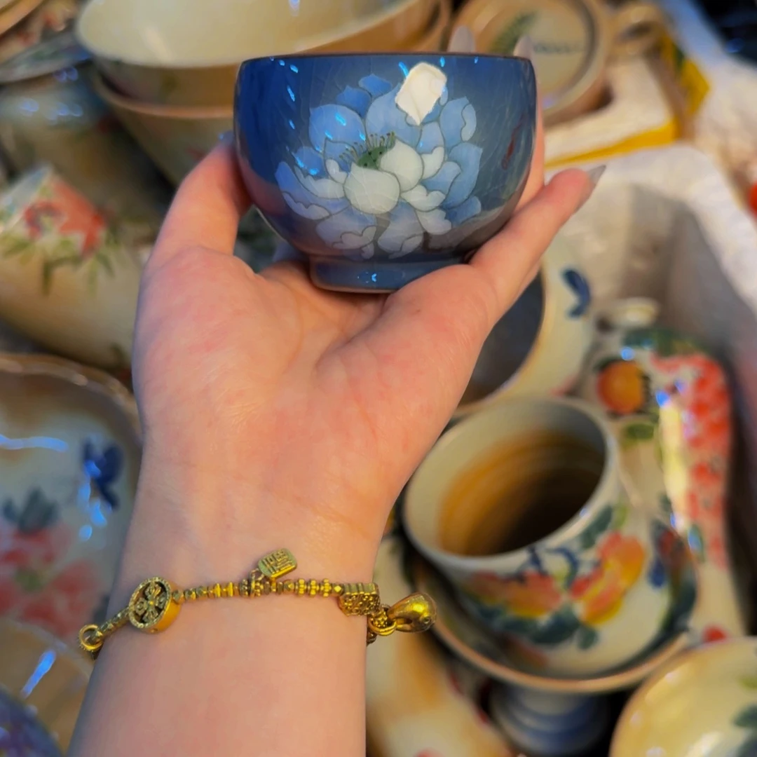 瓷片景德镇陶瓷手工手绘