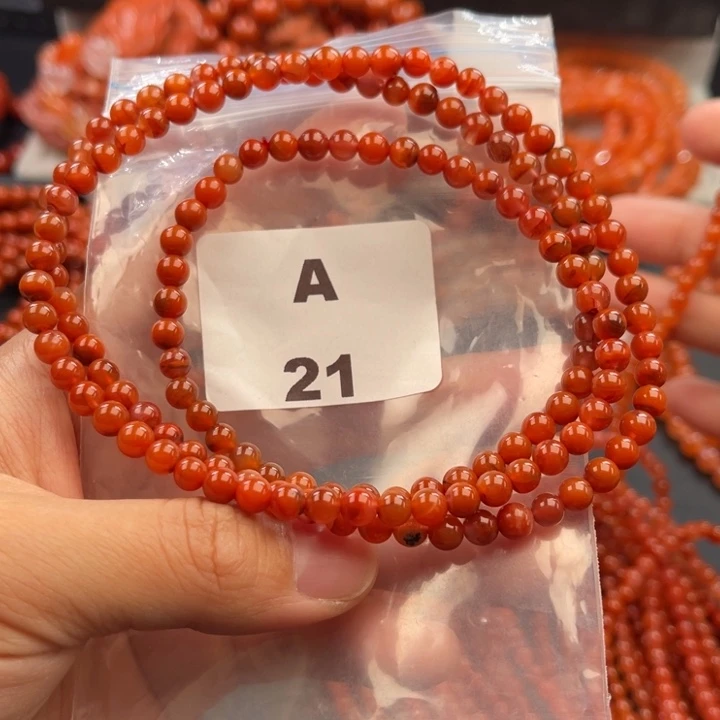 南红玛瑙未镶嵌多样性发货默认微瑕称重5mm