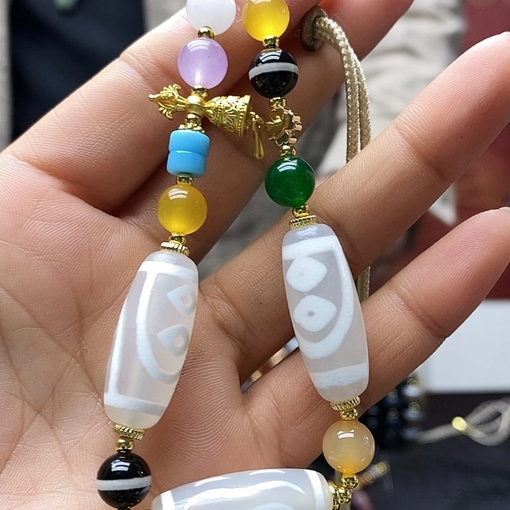 玛瑙/玉髓合金颈饰