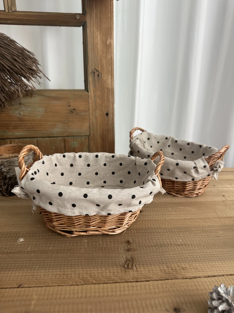 手工编织收纳筐小物品收纳玄关摆件装饰编织收纳篮