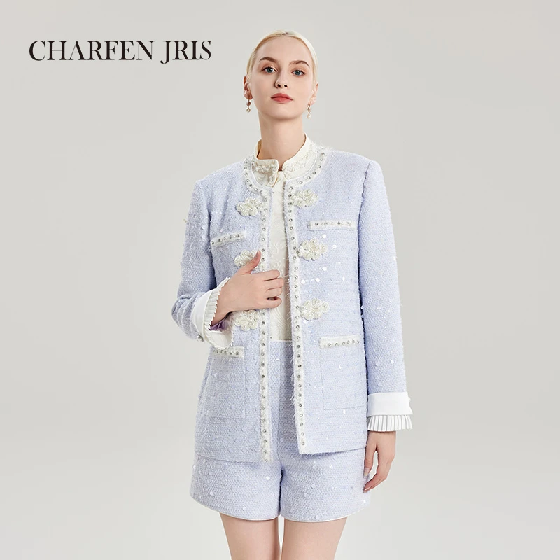 【达人专属】朝峰法式轻奢小香风外套气质时尚外套FJE3A603-6005A