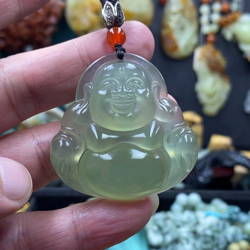 【闪购商品】蛇纹石玉吊坠未镶嵌