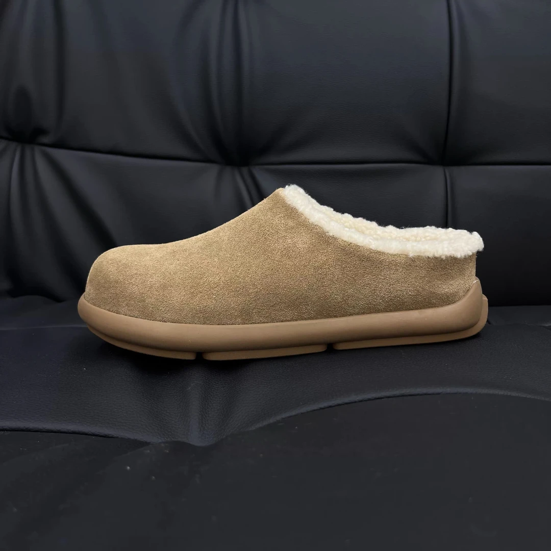 【二姐】小土豆全新未拆封秋冬桑雪地靴羊皮毛一体半全包勃肯鞋一脚