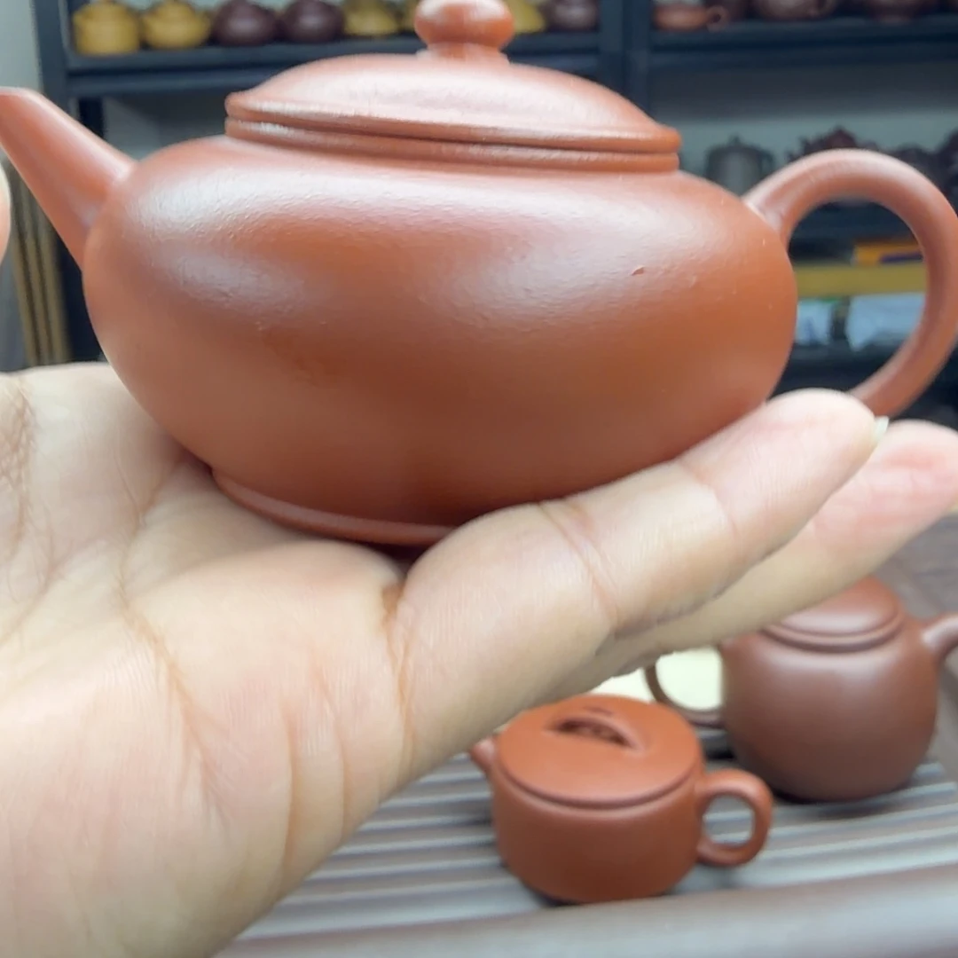 樵***情水平壶100cc朱泥的的