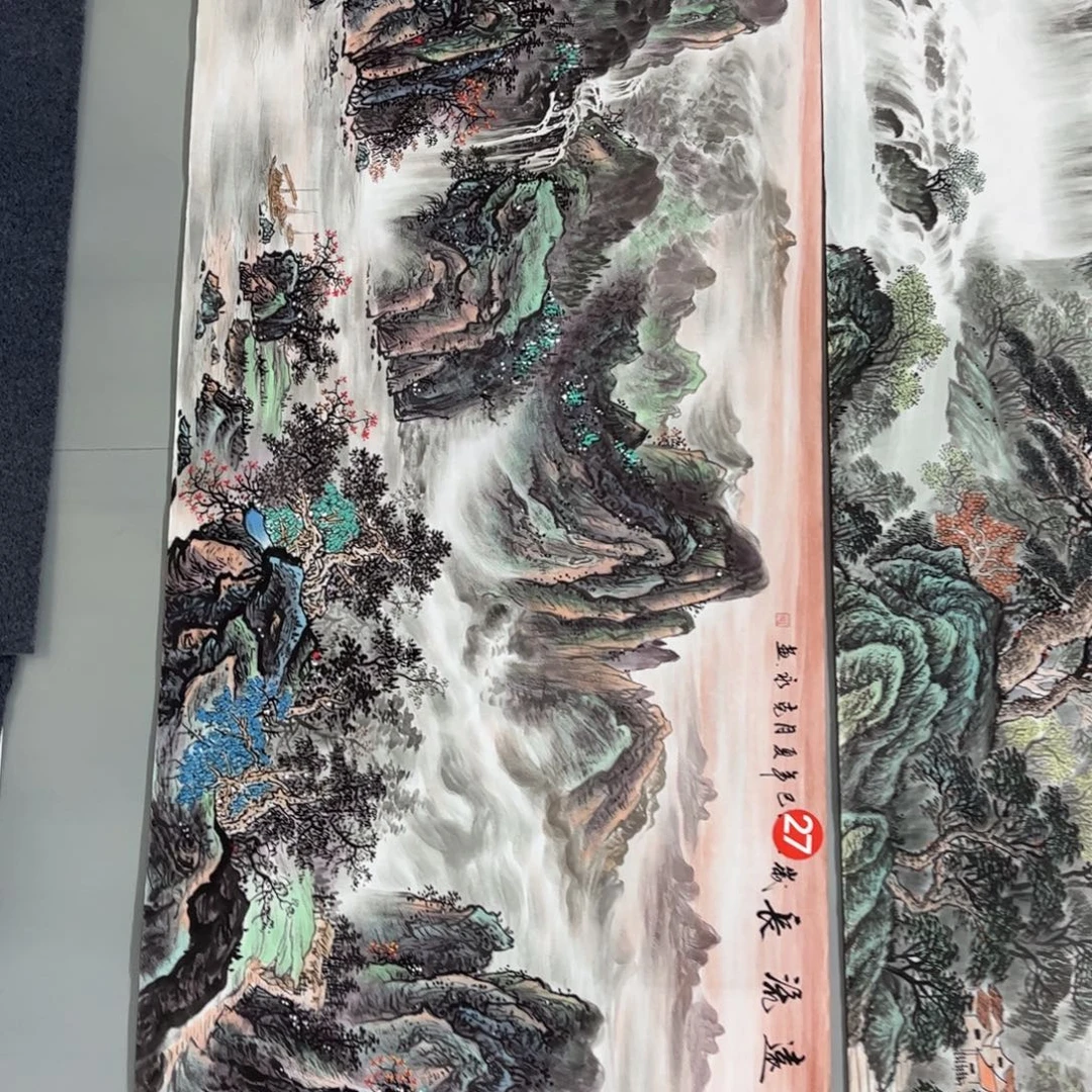 国画国画作品老师手绘