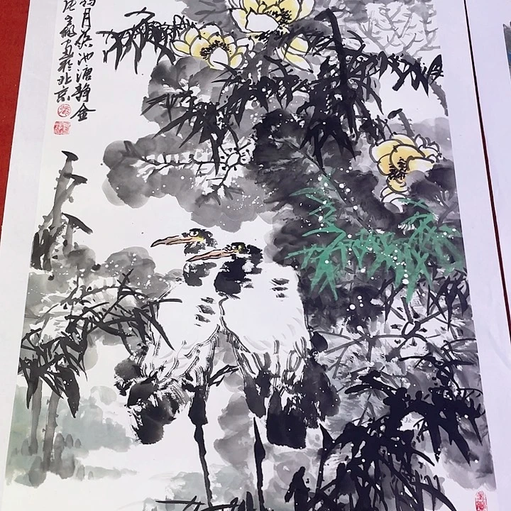 国画张圣敏先生纯手绘作品