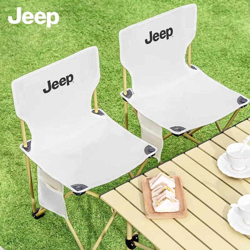 JEEP折叠椅凳露营椅子户外便携桌椅野餐野外野营钓鱼写生小马扎
