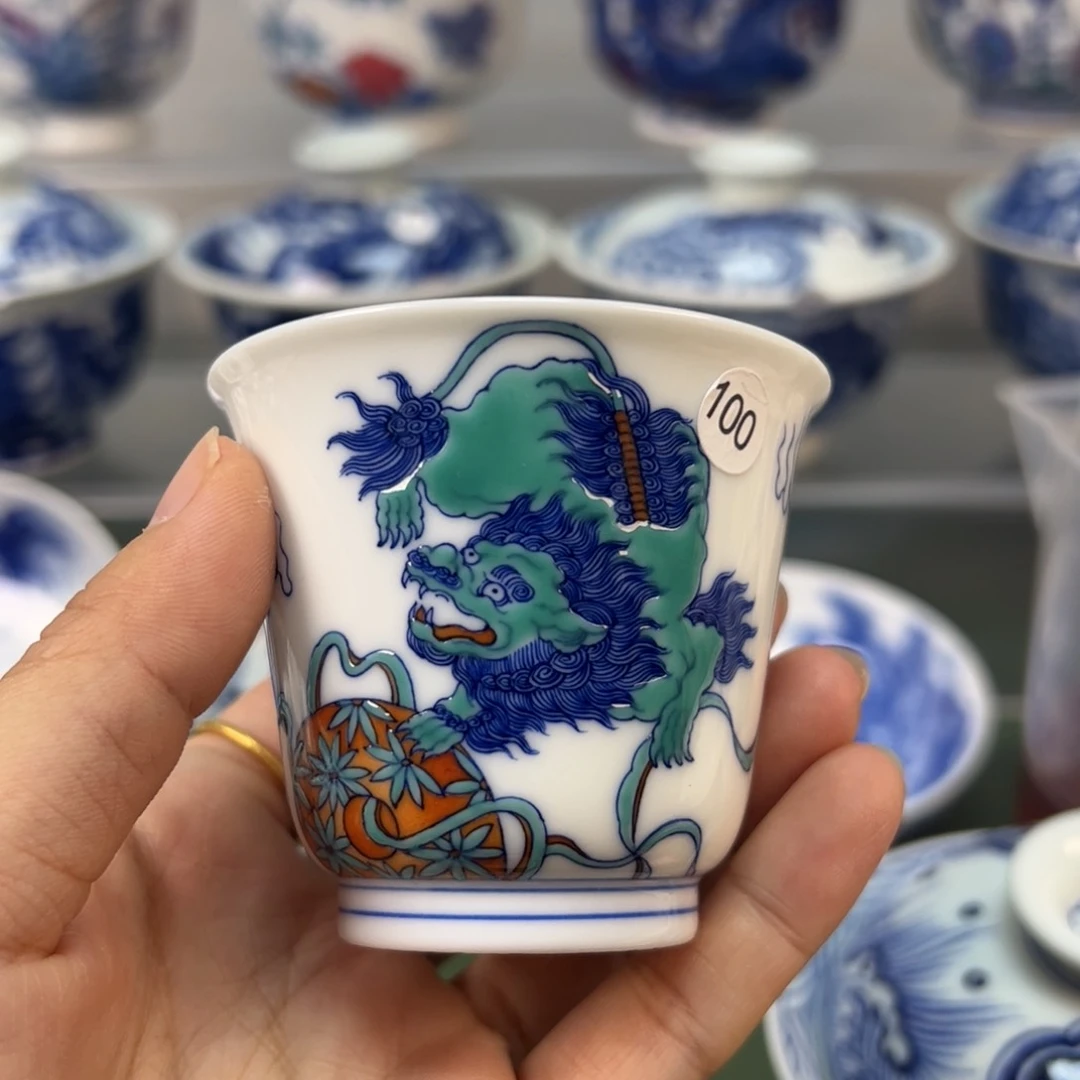 木木景德镇纯手绘茶具100