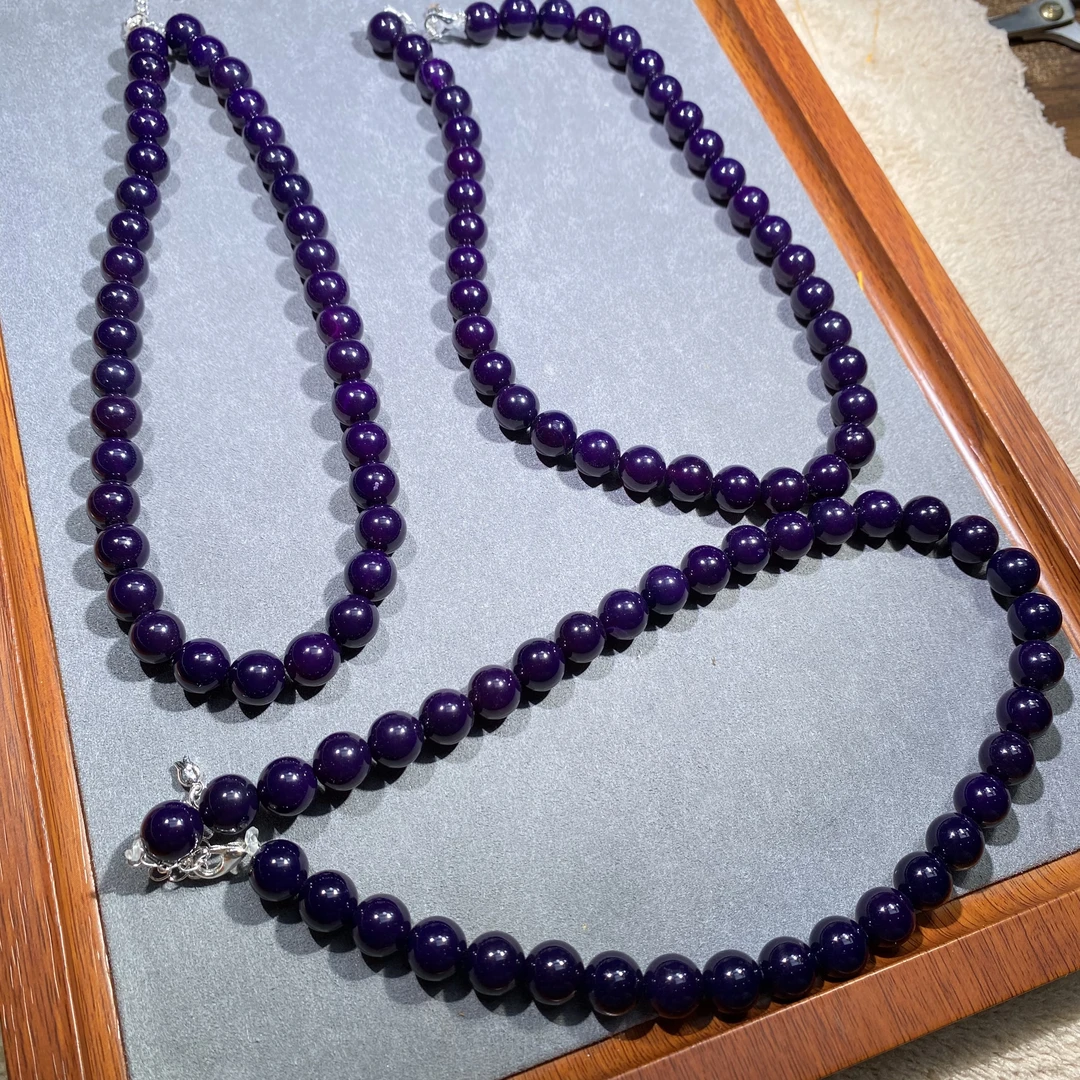 卡10mm玛瑙项链 多样性发其一【MN0061】