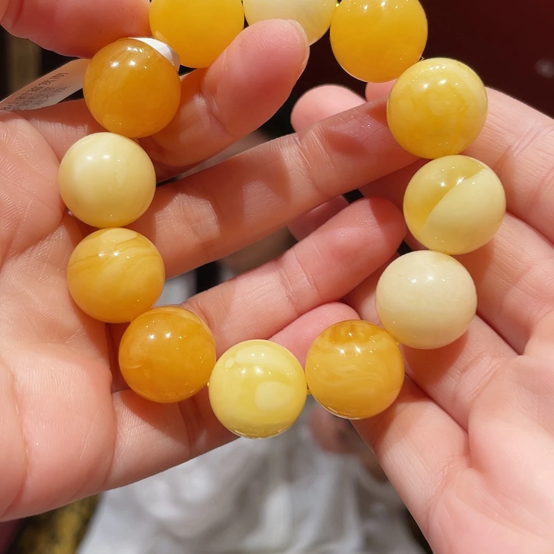 蜜蜡未镶嵌手链蜜蜡
