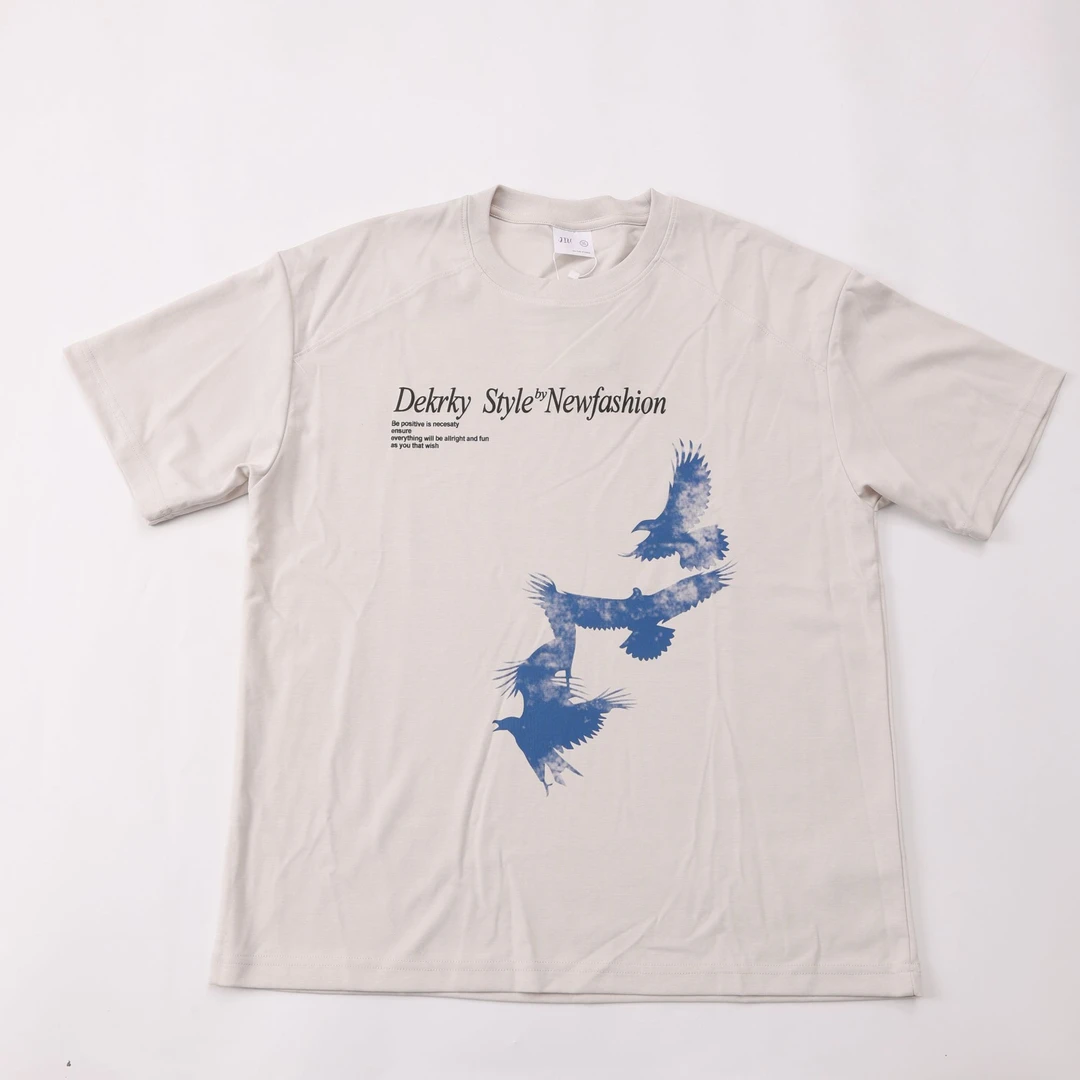 【冯漂亮甄选】P338时尚潮流休闲百搭男士个性短袖DX