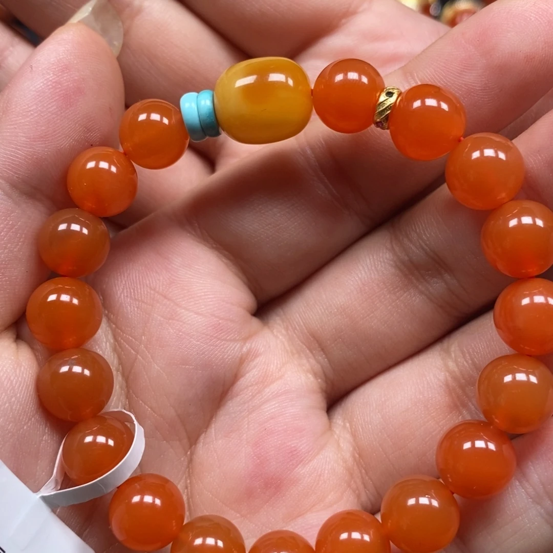 南红玛瑙未镶嵌手串