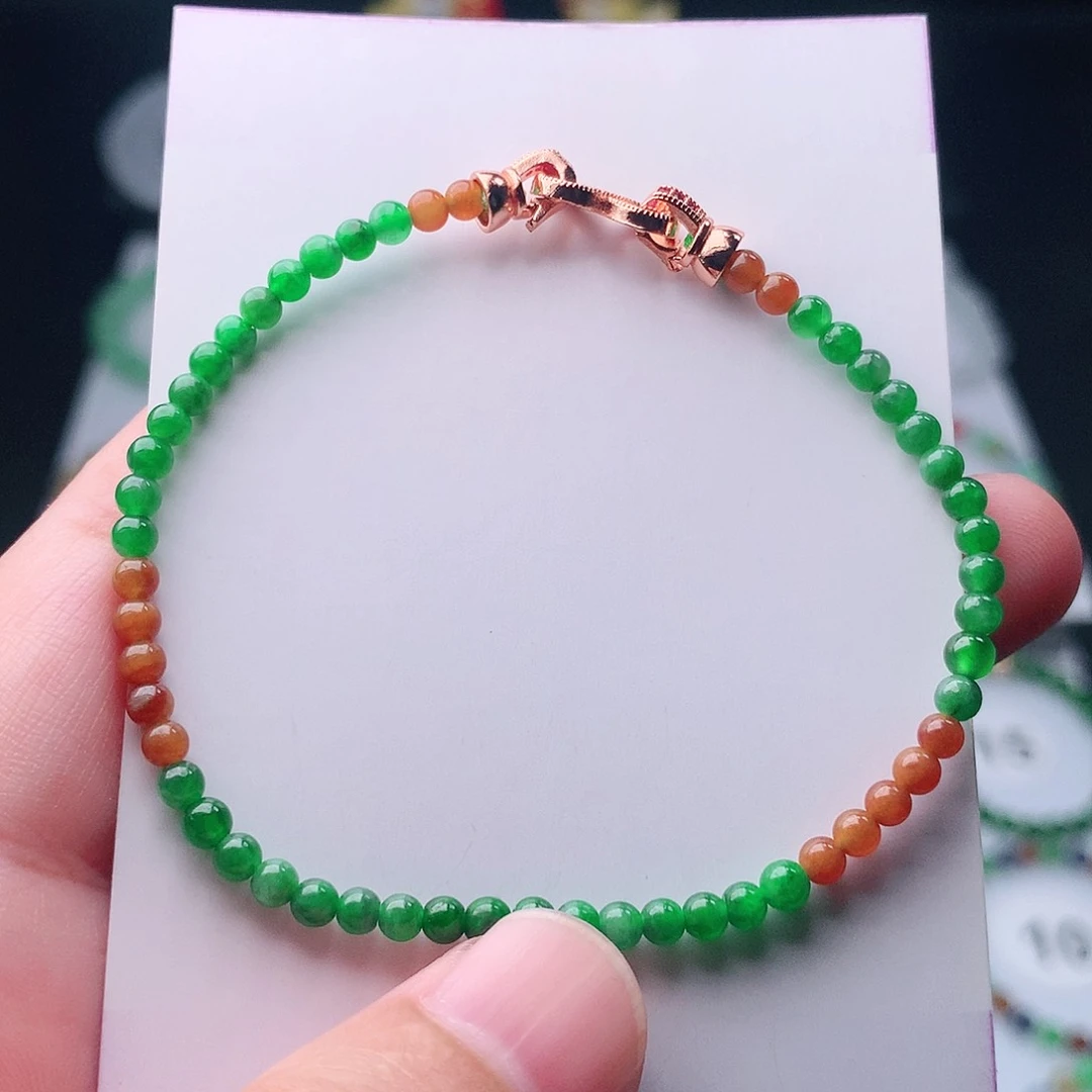 未镶嵌手串翡翠翡翠