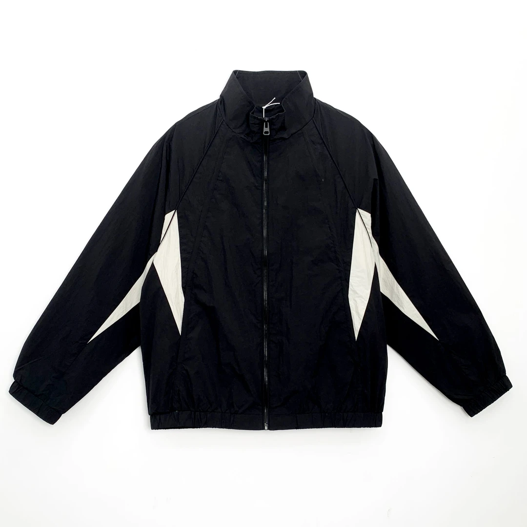 优装良品2025年新款夹克外套时尚微潮拼色立领扩版外套1532