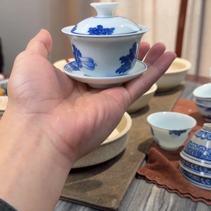 涅***槃盖碗白菜福利价茶具